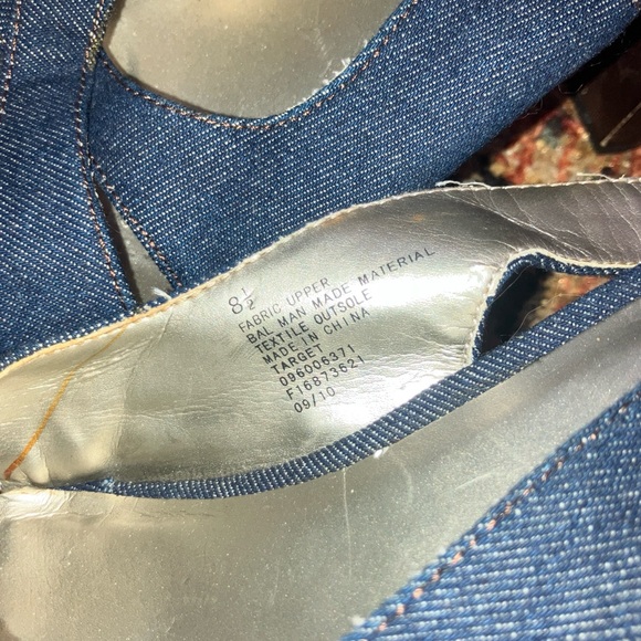 denim heels - Picture 6 of 7